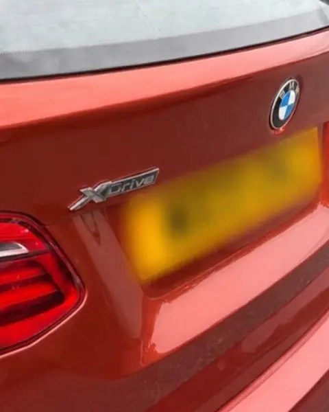 BMW 2 Series tailgate after repair and refinish